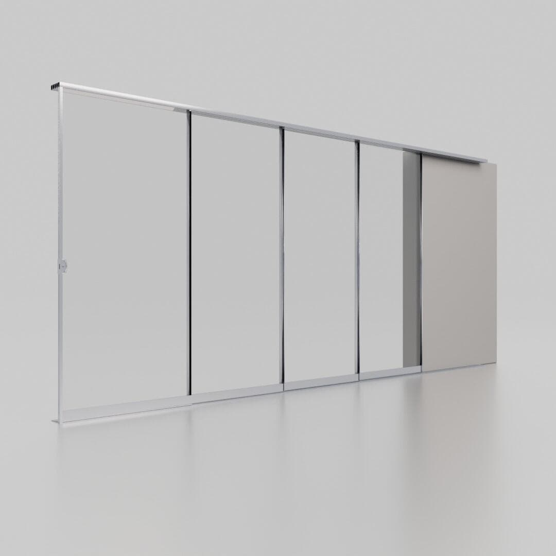 Versatik Division - Instalação atrás de alvenaria.